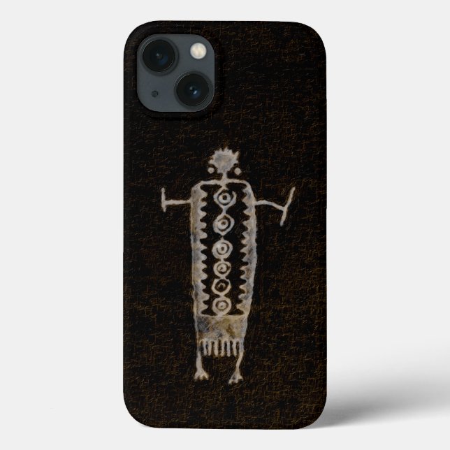 Shaman Petroglyph Case-Mate iPhone Case (Back)