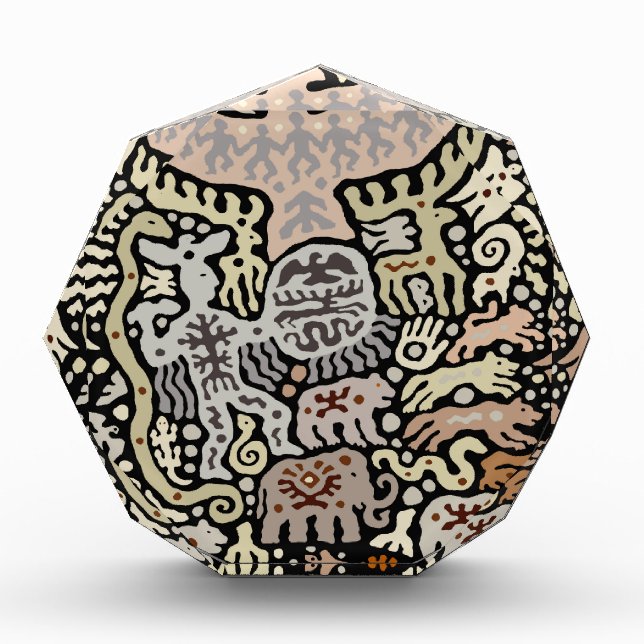 Shaman Peyote Ritual Acrylic Award (Front)
