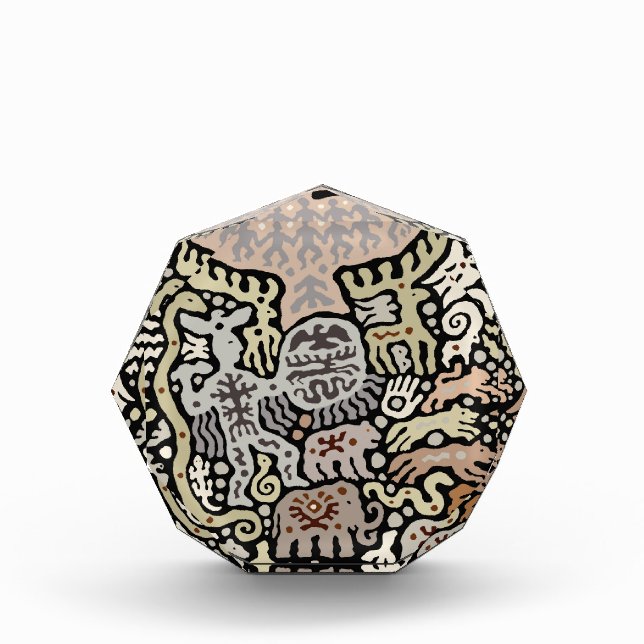 Shaman Peyote Ritual Acrylic Award (Front)
