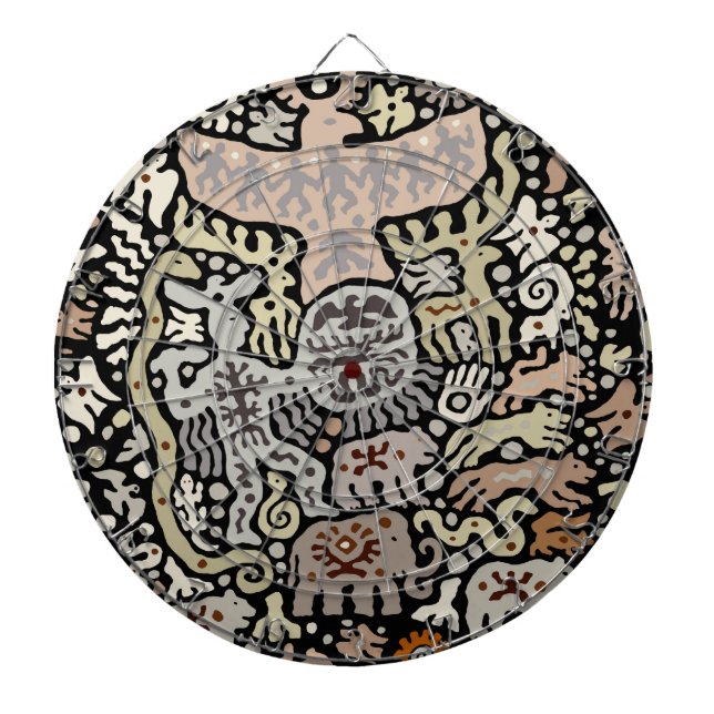 Shaman Peyote Ritual Dart Board (Front)