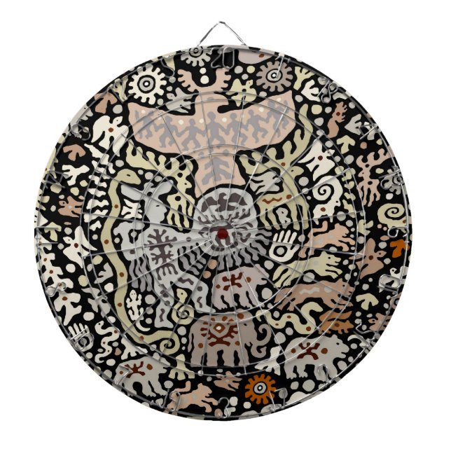 Shaman Peyote Ritual Dart Board (Front)