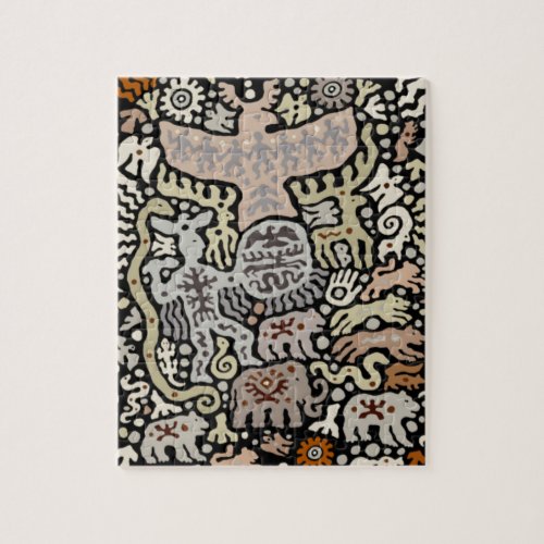 Shaman Peyote Ritual Jigsaw Puzzle