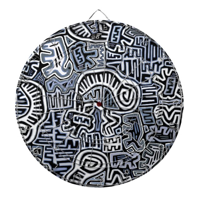 Shaman Peyote Ritual Mola Dart Board (Front)