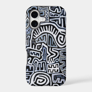 Shaman Peyote Ritual Mola iPhone 17 Case