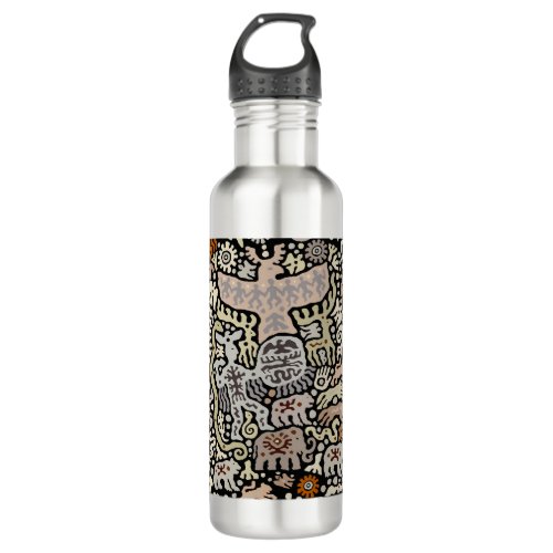 Shaman Peyote Ritual Stainless Steel Water Bottle