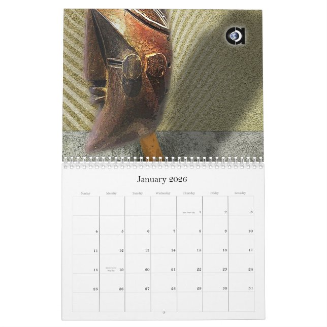 SHAMAN SPIRITS CALENDAR (Jan 2026)