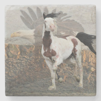 Shaman the Legend marble coaster
