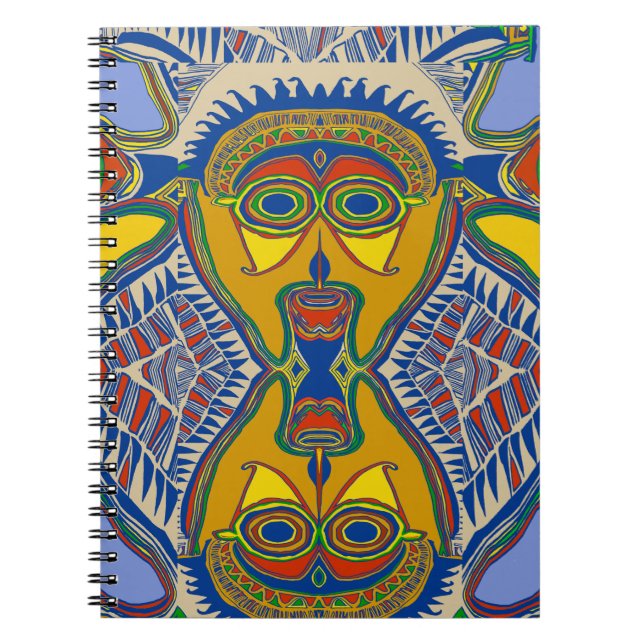 Shaman Tribal Mask Notebook (Front)
