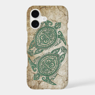 Shamanic Sea Turtle Symbol + your ideas iPhone 17 Case