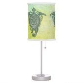 Shamanic Sea Turtle Symbol + your ideas Table Lamp (Left)