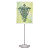 Shamanic Sea Turtle Symbol + your ideas Table Lamp (Front)