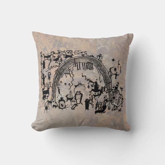 Shamans Quest Throw Pillow (Front)