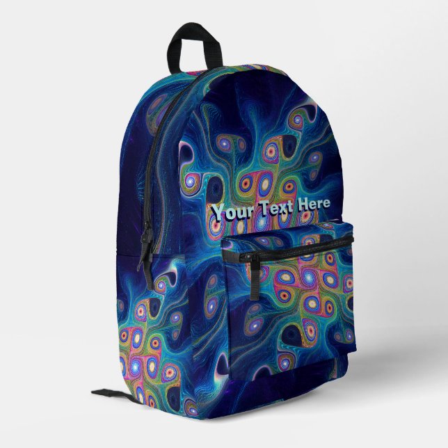 Shaman's Sky Printed Backpack (Back Corner Left)