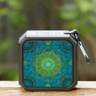 Shambala Tantric Nymphaea mandala art Bluetooth Speaker