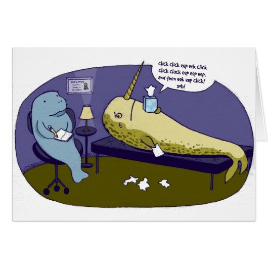 Shambolic Narwhal Cards (Front Horizontal)