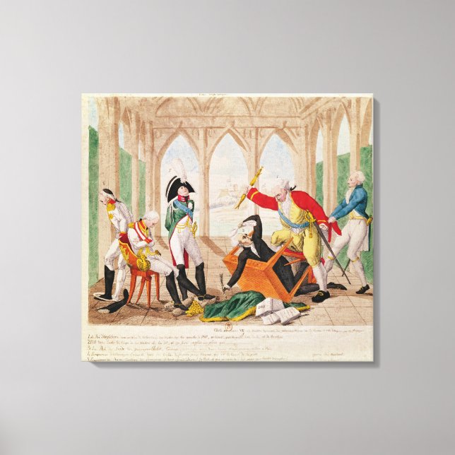 Shame and Regret, a Tragi-Comic Play' Canvas Print (Front)