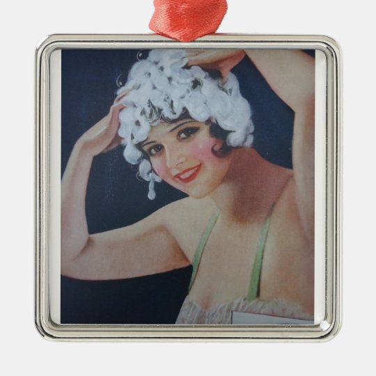 Shampoo Day Metal Ornament