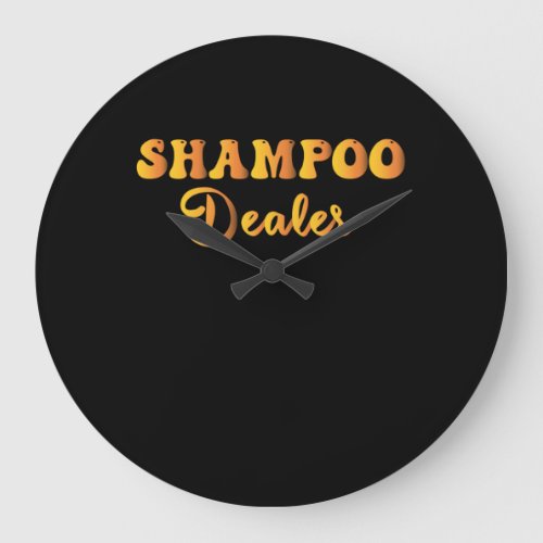 Shampoo Dealer Large Clock