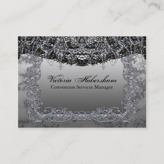 Shampton Elegant Professional Business Card (Front)