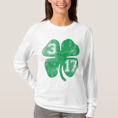 Shamrock 317 St Patricks Day T_Shirt
