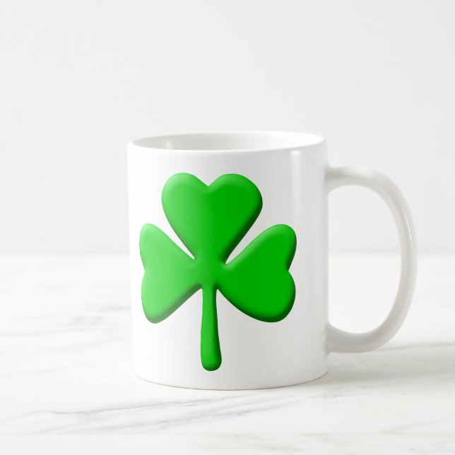 shamrock 3d coffee mug (Right)