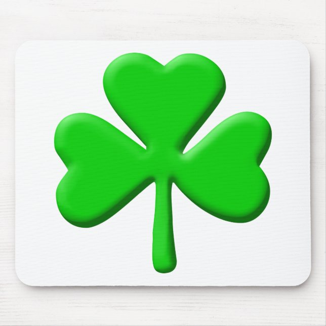 shamrock 3d mouse pad (Front)