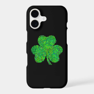 Shamrock Action Painting Art iPhone 17 Case