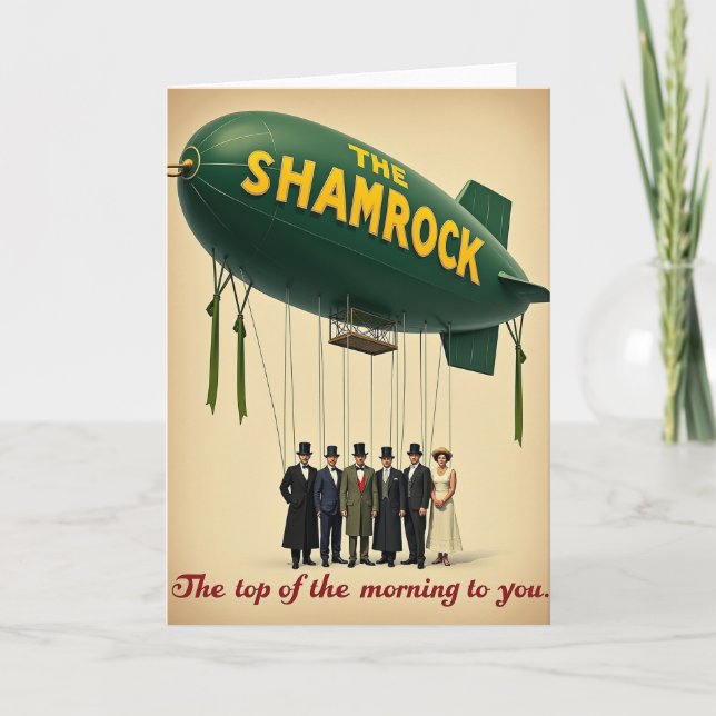 Shamrock Airship Adventure Card (Front)