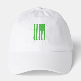 Shamrock American Flag Square St Patricks Day Hat