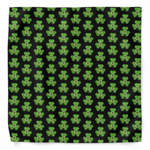 Shamrock And Horseshoe Bandana