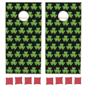 Shamrock And Horseshoe Cornhole Set