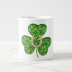Shamrock And Horseshoe Jumbo Mug