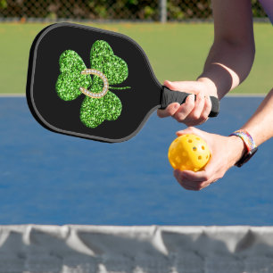 Shamrock And Horseshoe Pickleball Paddle