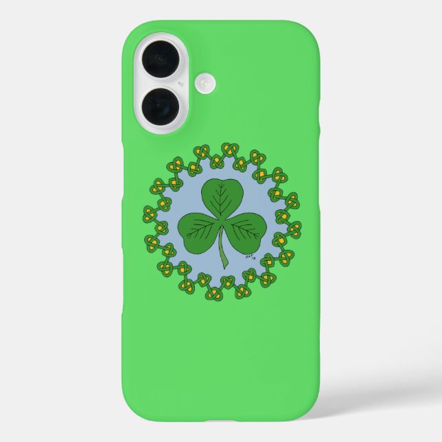 Shamrock and Knotwork Case-Mate iPhone Case (Back)