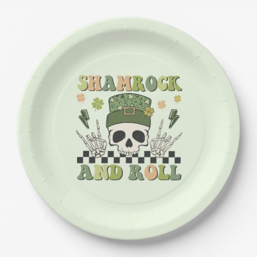 Shamrock and Roll Paper Plates