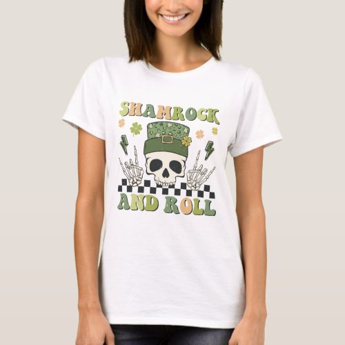 Shamrock and Roll T_Shirt