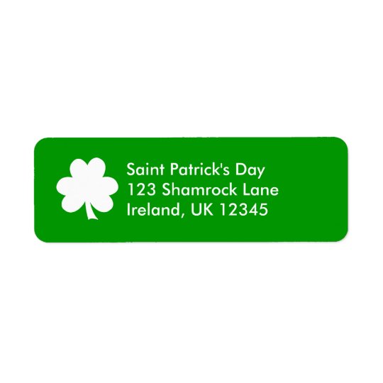Shamrock Avery Label