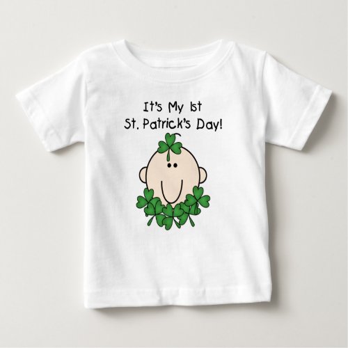 Shamrock Baby 1st St Patricks Day T_shirt
