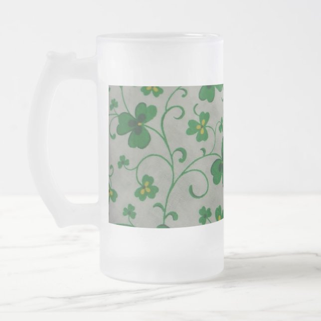 Shamrock Beer Mugs (Left)