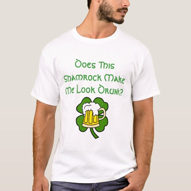 Shamrock & Beer Shirt (Front)