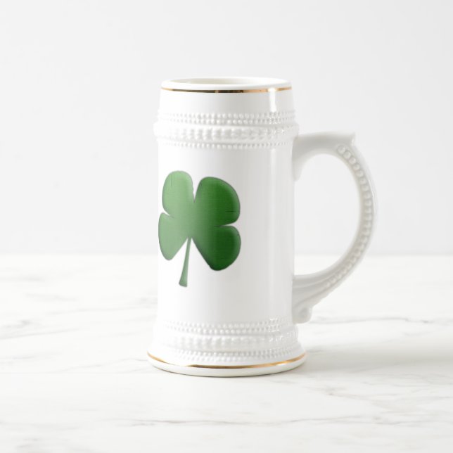 Shamrock Beer Stein (Right)