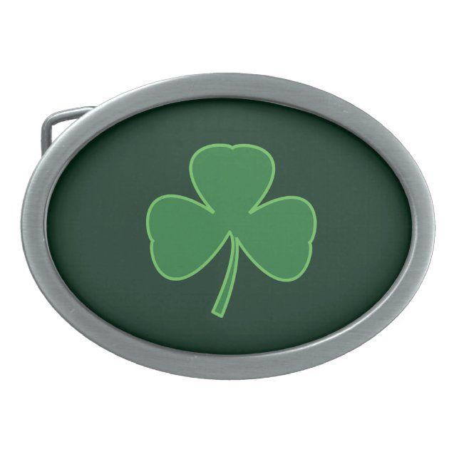 Shamrock Belt Buckle Gift  (Front)