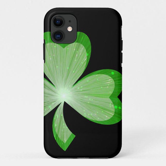 Shamrock Black Side iPhone 5 case (Back)