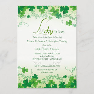 Shamrock Borders Invitation