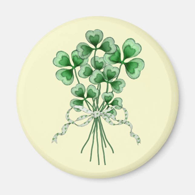 Shamrock Bouquet 2 Magnet (Front)