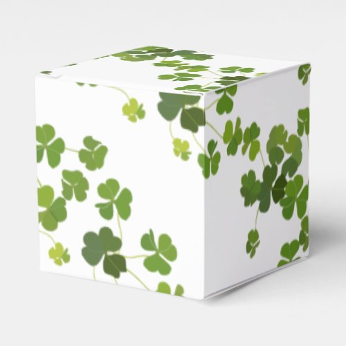 Shamrock bouquet st patricks day favor boxes