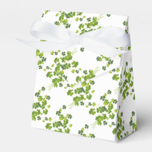 Shamrock bouquet, st patrick's day favor boxes