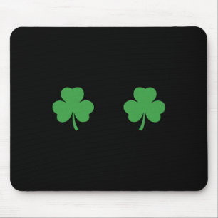 Shamrock Breast Irish S St Patricks Day St Pattys  Mouse Pad