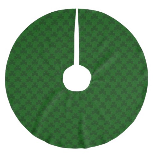 Shamrock Brushed Polyester Tree Skirt