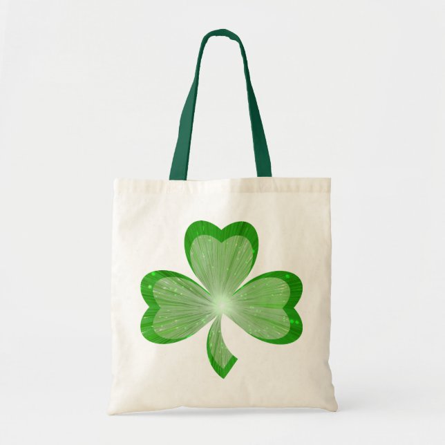 Shamrock budget tote bag (Front)